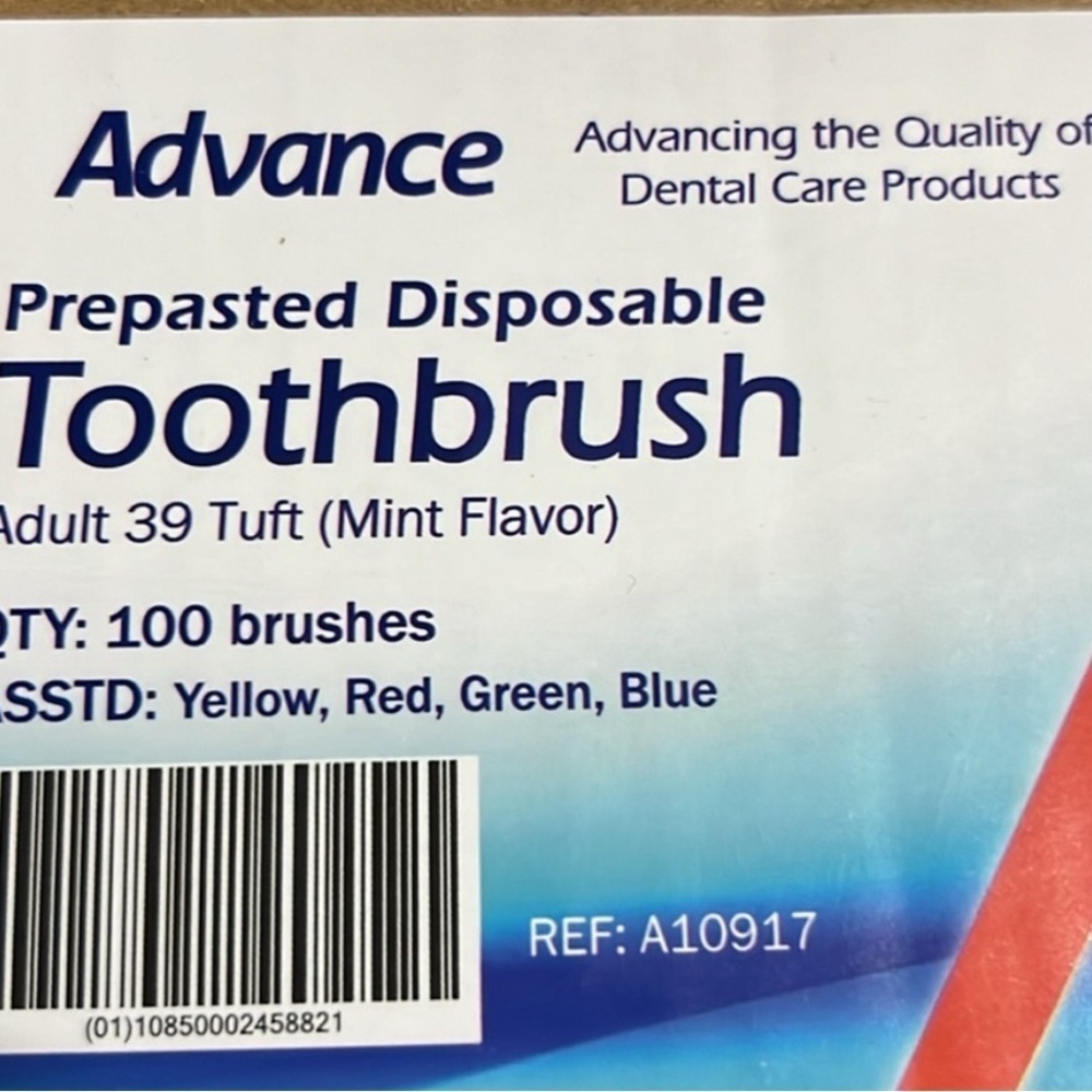 Toothbrushes individually wrapped and pre pasted- bundle lot - Picture 2 of 2